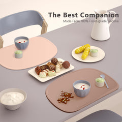 Cuddle Campus placemat dishwasher-safe design highlights easy cleaning after meals