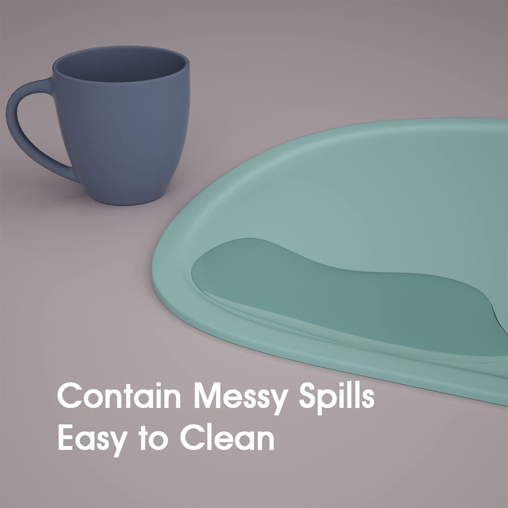 Cuddle Campus placemat features a kid-friendly design for independent dining