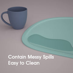 Cuddle Campus placemat features a kid-friendly design for independent dining