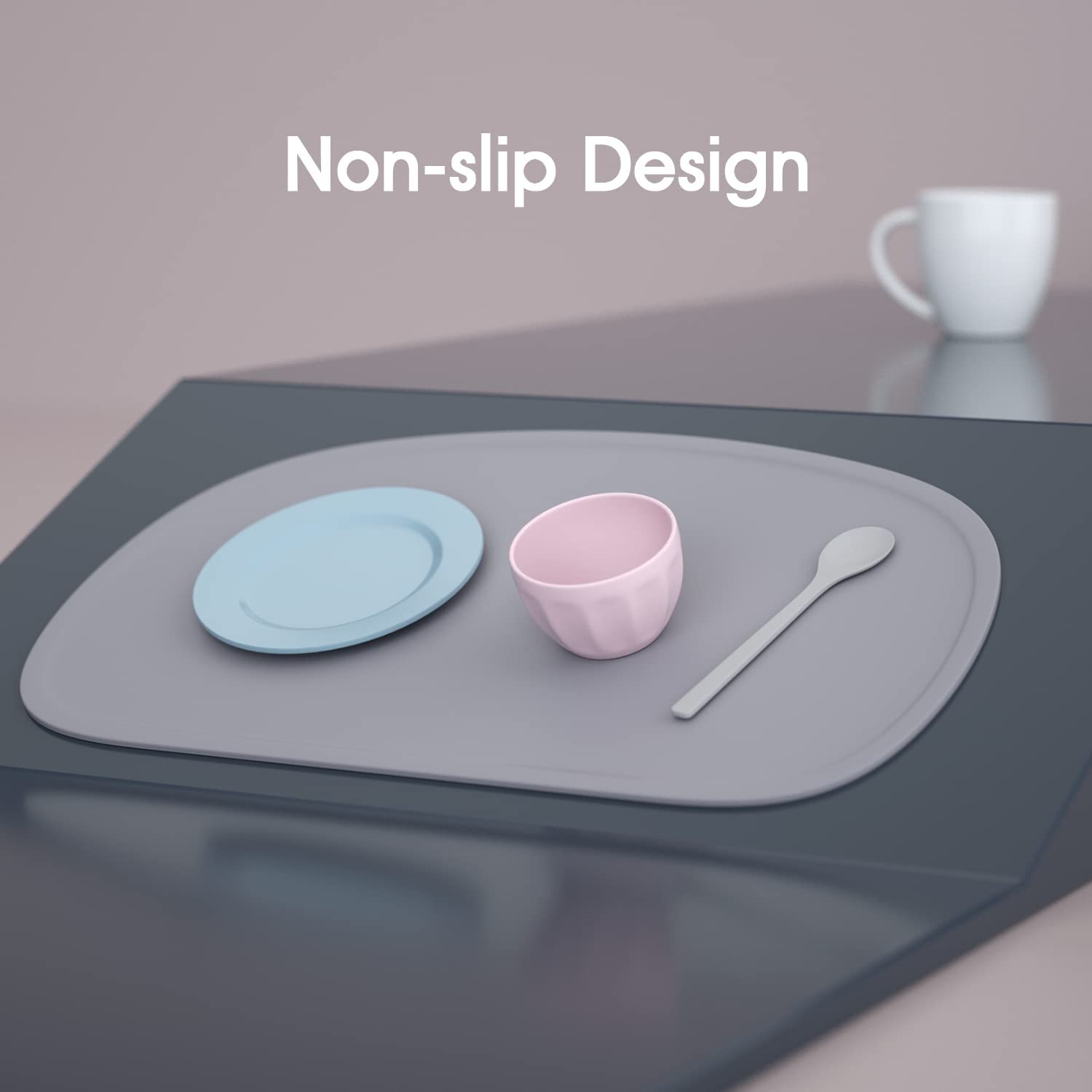 Cuddle Campus placemat is kid-friendly and versatile for table, bowl, or tray use.