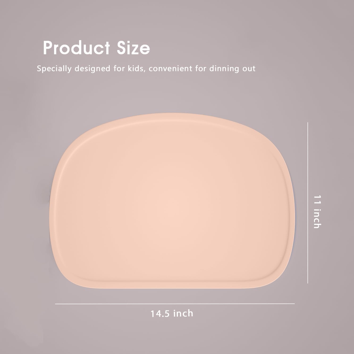 Cuddle Campus silicone placemat with raised edges keeps spills contained at meals.