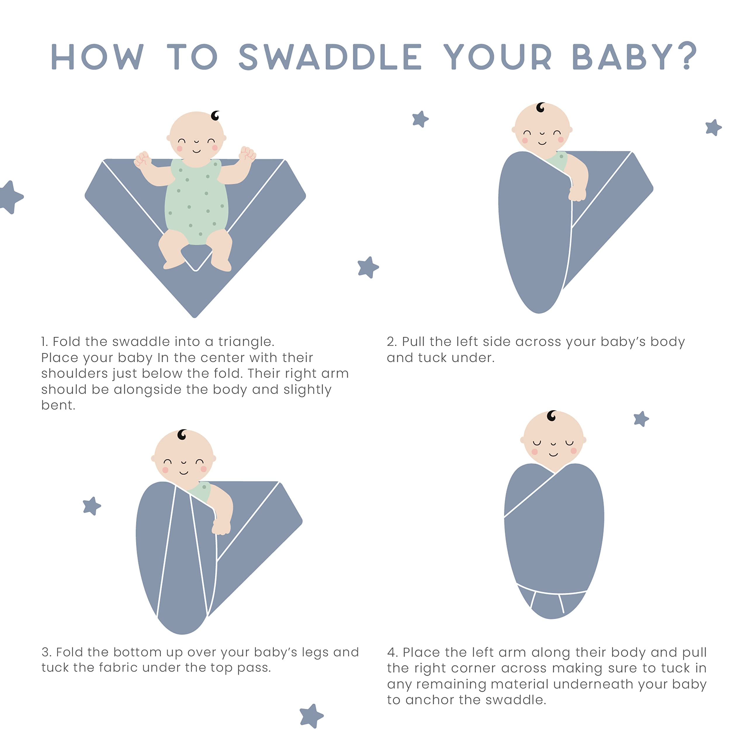 CuddleBug four-pack showcases multipurpose blanket ready for nursing cover.