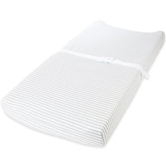 Cuddly Cubs changing pad cover on a 16x32 pad demonstrates secure fit