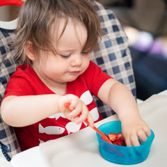 Cuddly Hippo BPA-free dishwasher-safe set ensures safe cleaning and reuse