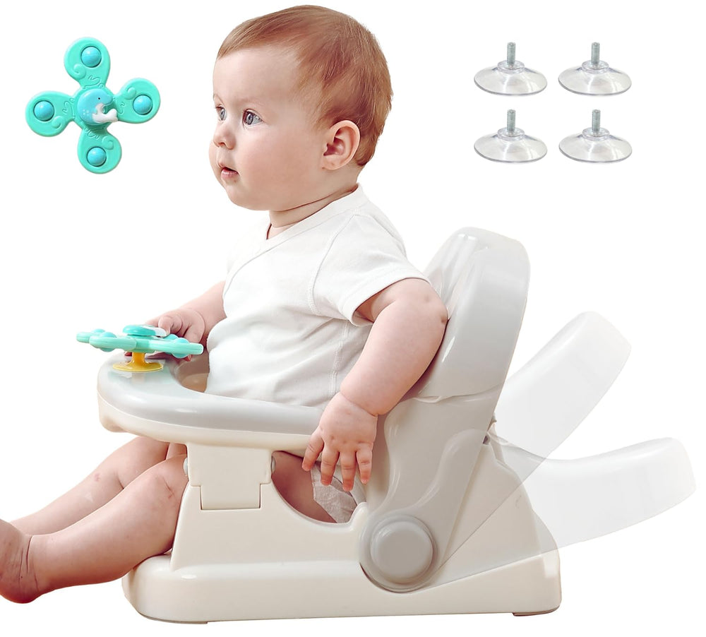 Cuddo Baby bath seat with 360° protection to help prevent tipping.