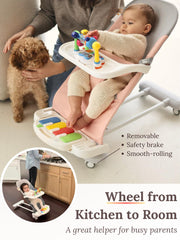 CuddoBaby feeding tray keeps snacks within reach for easy meals