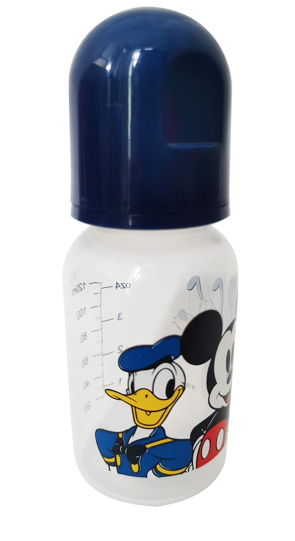 Cudlie Disney baby bottle top view showing safe BPA-free design.