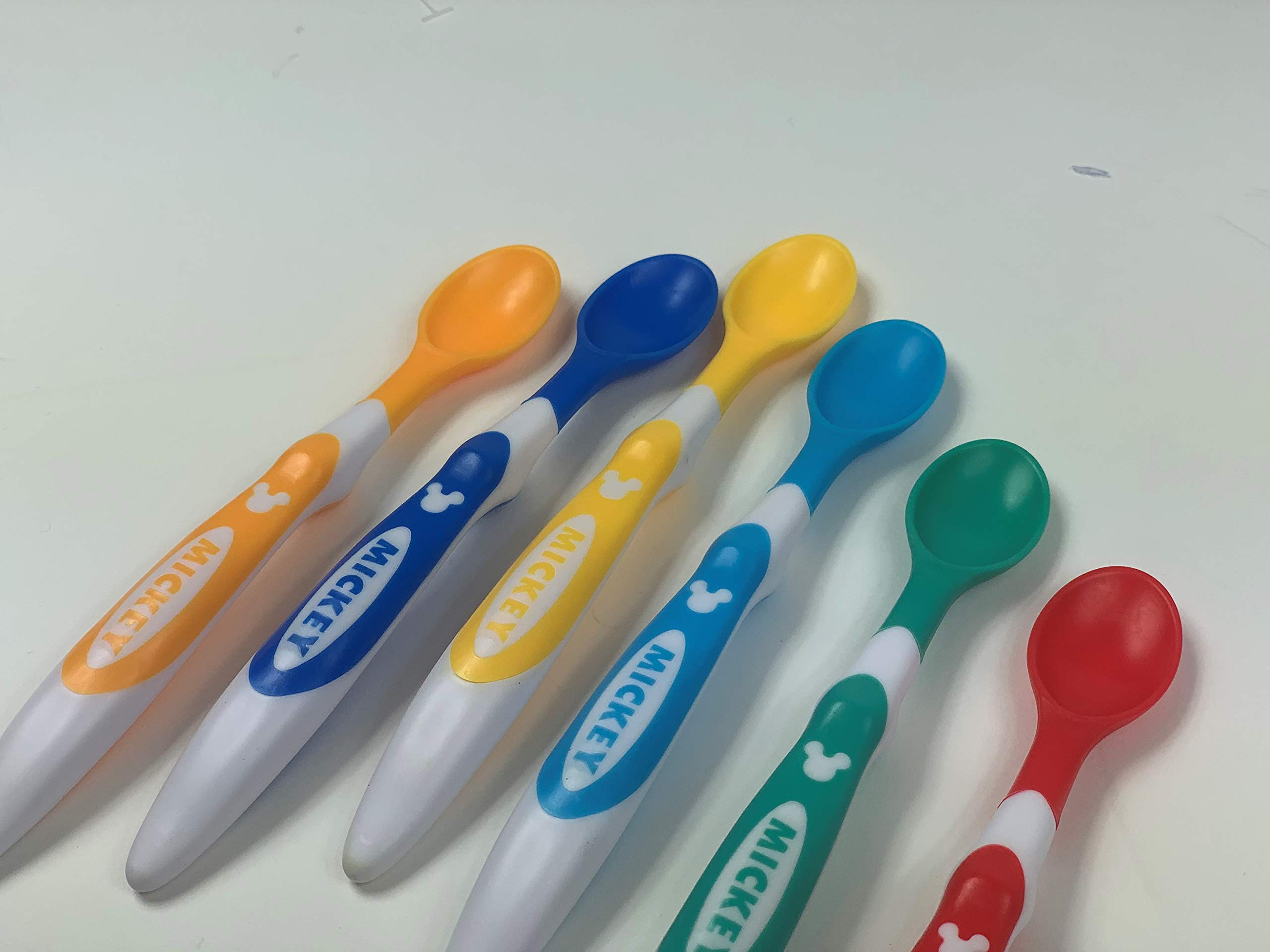 Cudlie Disney Mickey spoons feature playful graphics to brighten mealtimes.