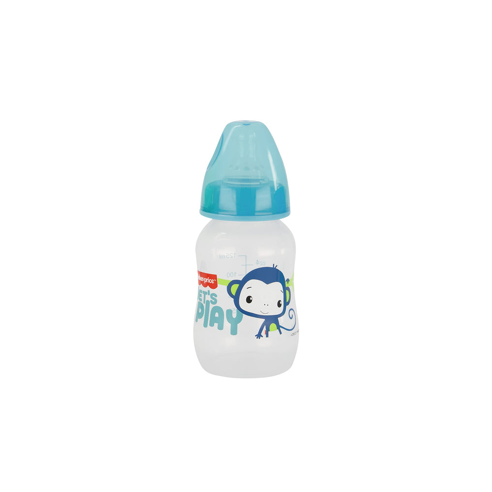 Cudlie Fisher Price 3-pack bottles with monkey-print design for playful baby feeding