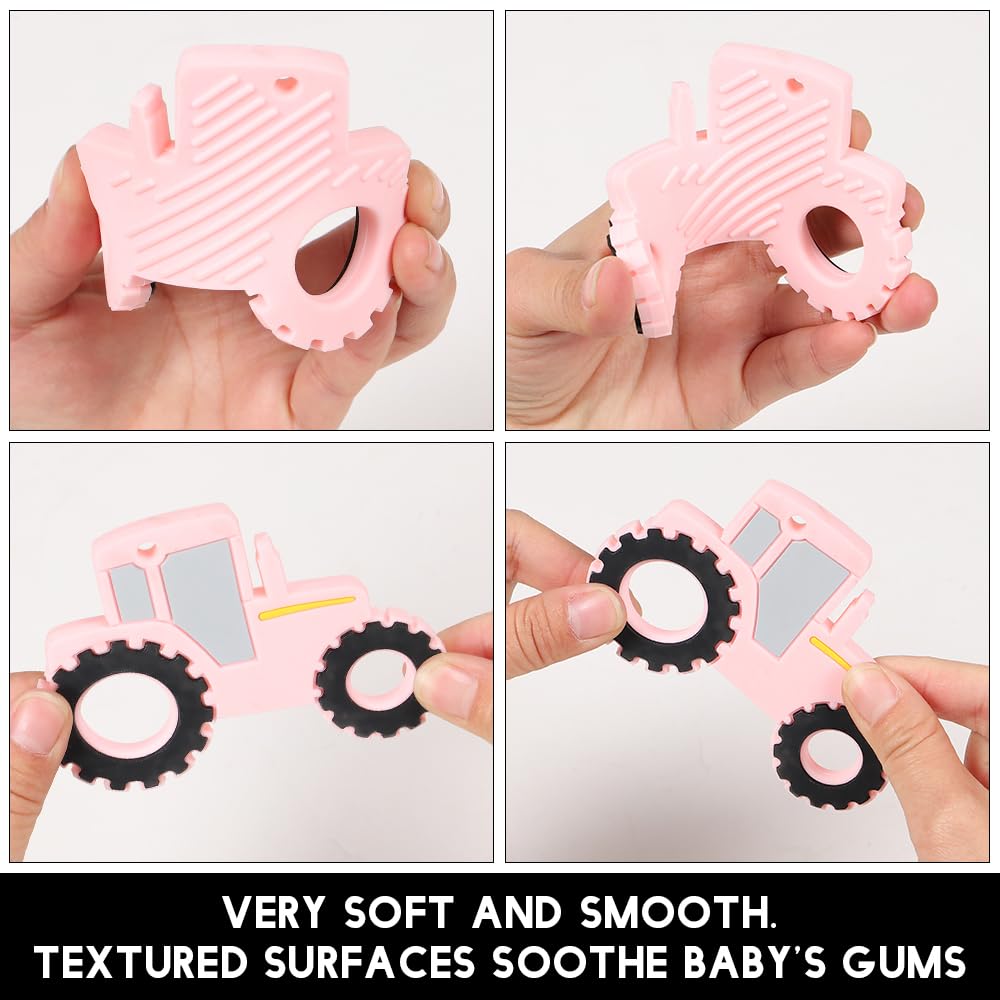 Cuebo teether with pacifier clip holder keeps items within reach