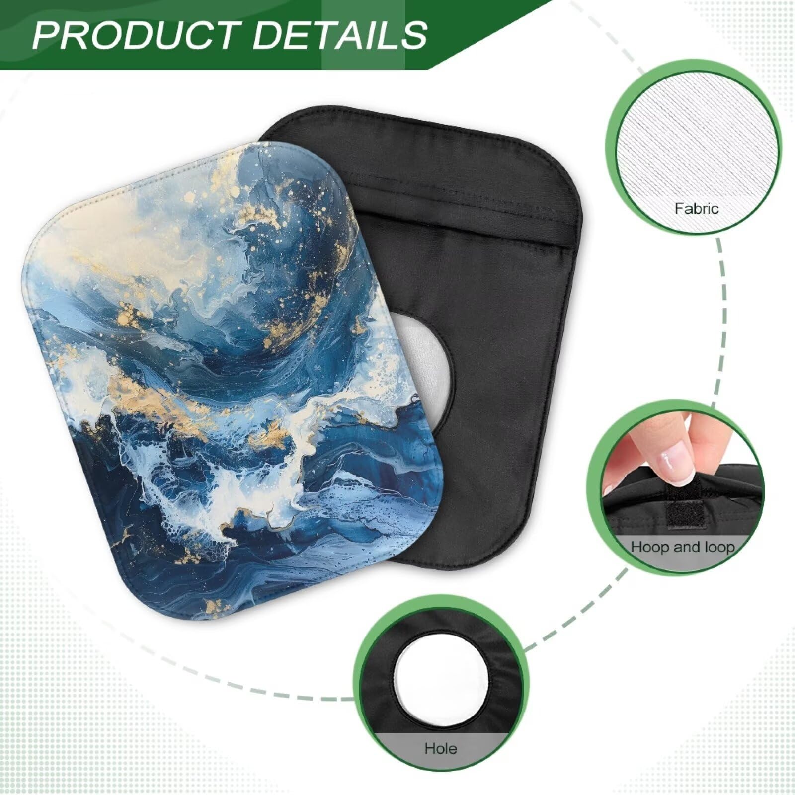 Cugasmaru senior-friendly ostomy cover fits under clothing.