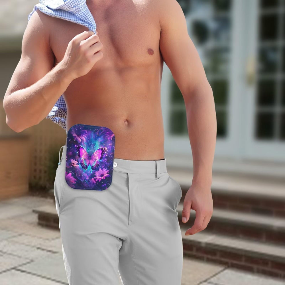 Cugasmaru soft polyester ostomy cover offers comfortable contact with skin.