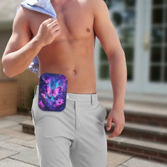 Cugasmaru soft polyester ostomy cover offers comfortable contact with skin.