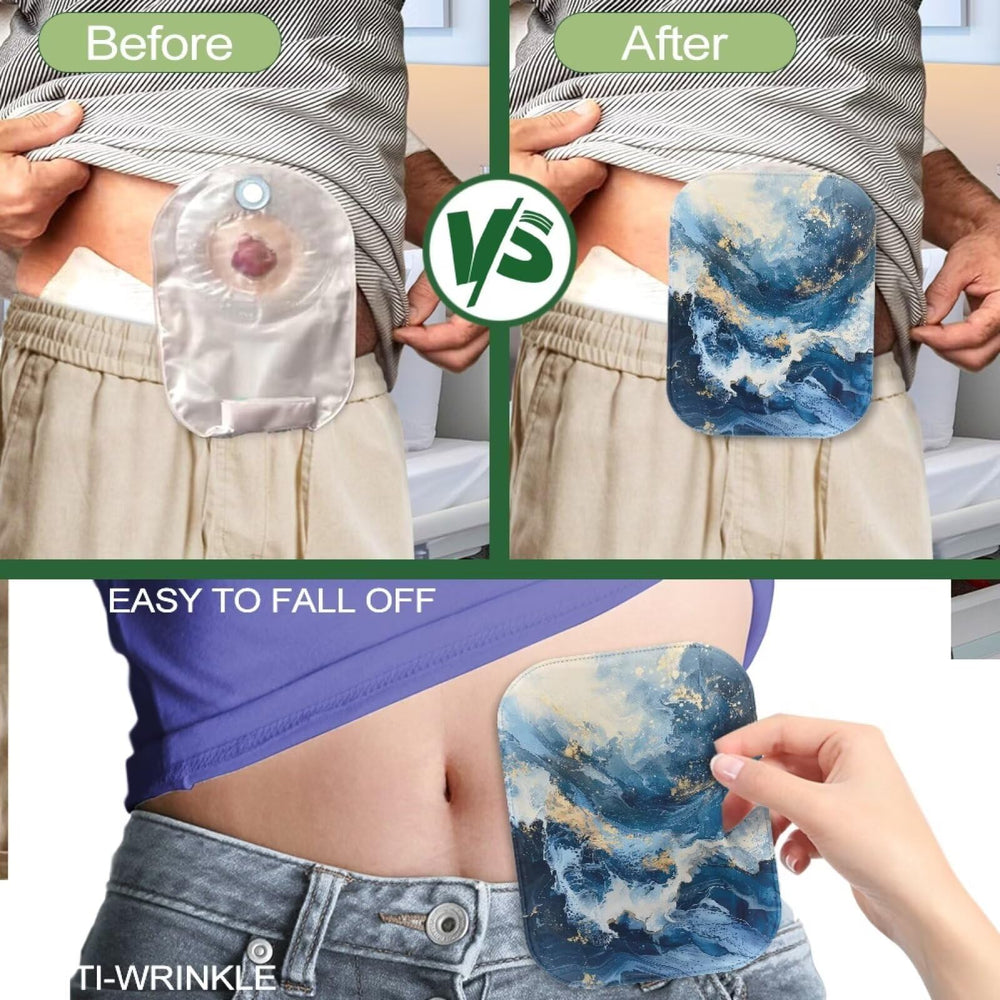 Cugasmaru womens ostomy cover with soft fabric and easy cleaning.
