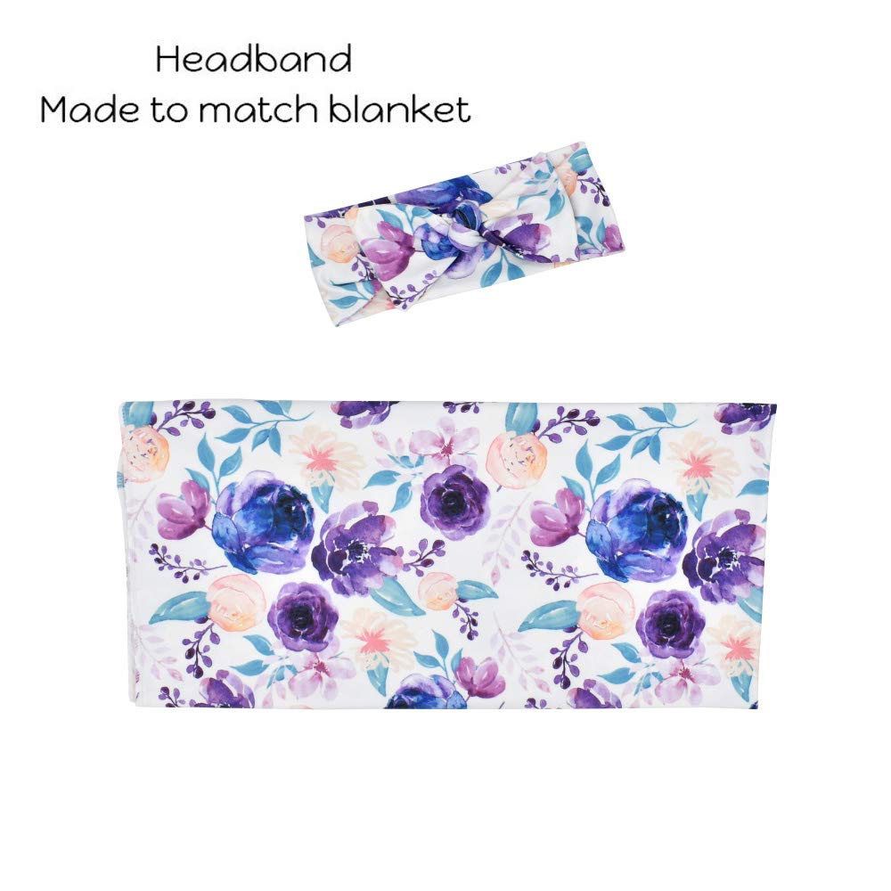 Culclendy Floral Swaddle Blanket in a nursery setting for everyday use