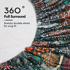 Culclendy jungle animals soft fitted crib sheet fits standard crib 52x28