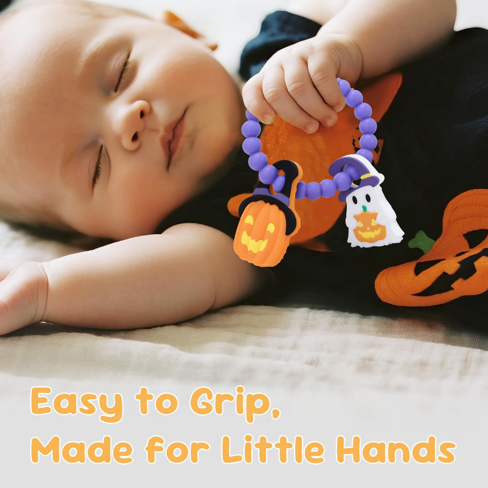 CulinaCraft raised-textures teether promotes tactile exploration and chewing variety.