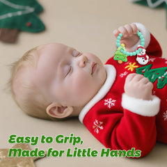 CulinaCraft teething ring in easy-grip design for small hands.
