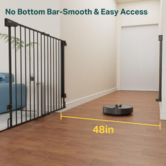 Cumbor double-lock system adds extra security for curious toddlers.