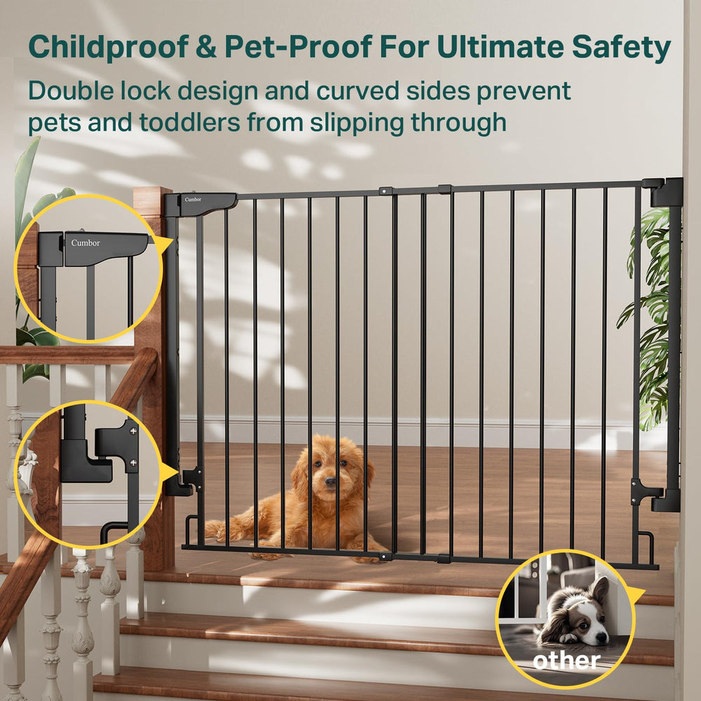 Cumbor hardware-mounted installation secures to studs for maximum stability.