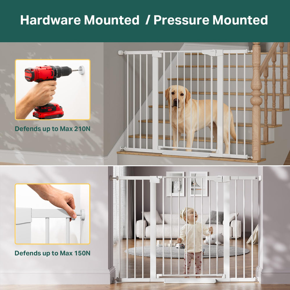 Cumbor wall cups and baseboard adapters ensure stable fit