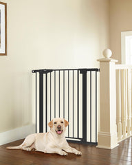 Cumbor 36 inch extra tall gate for stairs offers height protection for kids