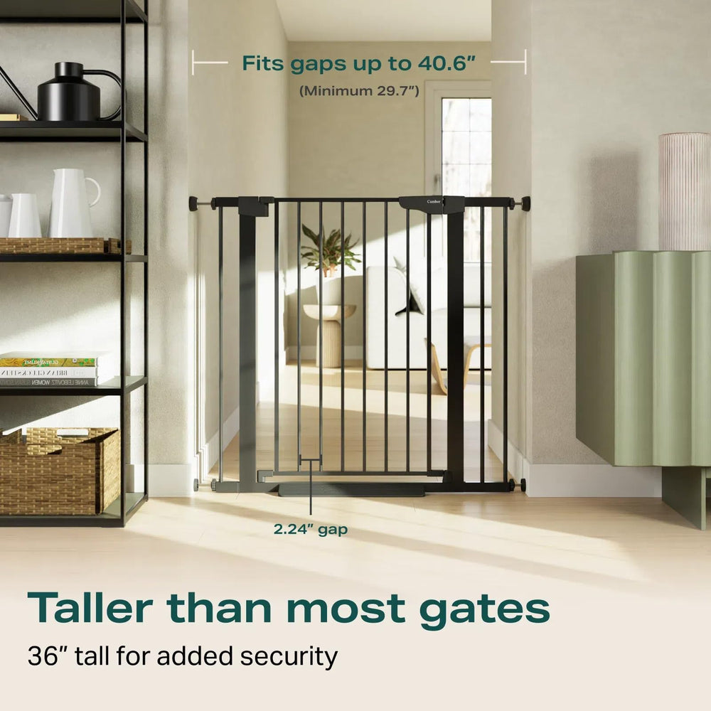 Cumbor adjustable width gate 29.7 to 40.6 inches for doorways