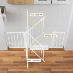 Cumbor baby-dog gate offers 150N protection for curious pets and kids.