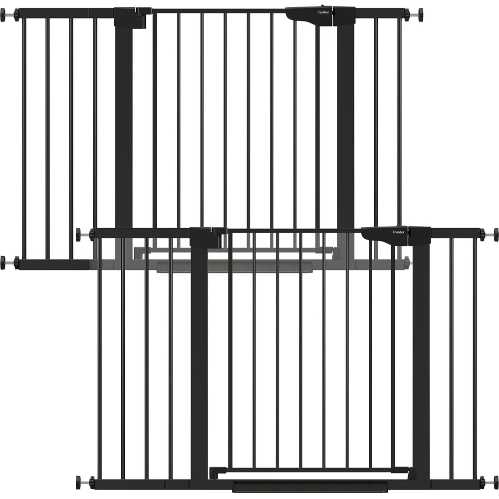 Cumbor baby gate 29-7 to 48 inch in doorway, adjustable for stairs