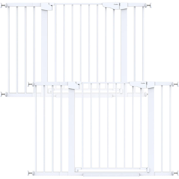 Cumbor baby gate 2pack on doorway offers flexible protection for stairs and hallways