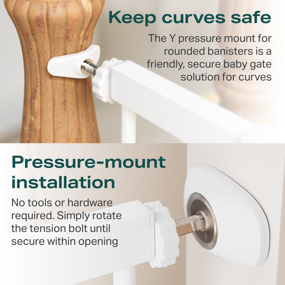 Cumbor gate auto-close mechanism helps gate close behind you.