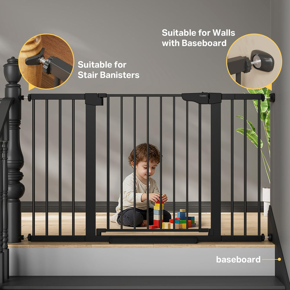 Cumbor baseboard wall cups for stable installation