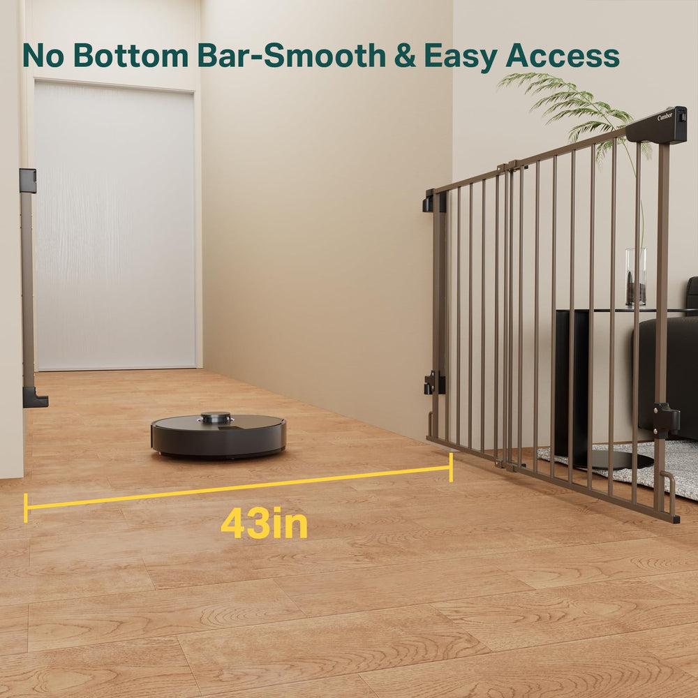 Expandable width from 29.2 to 43 inches fits stair openings