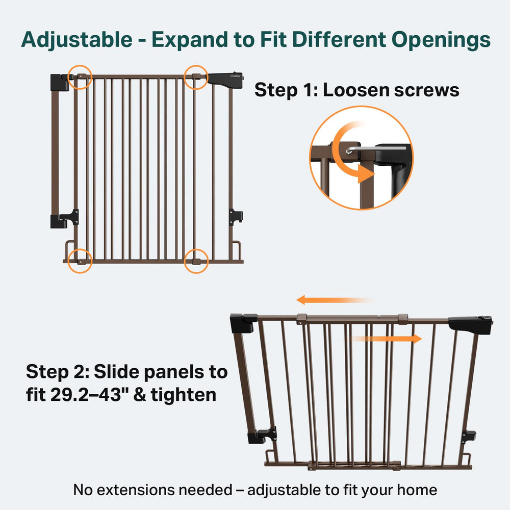 No bottom bar for a seamless walk-through