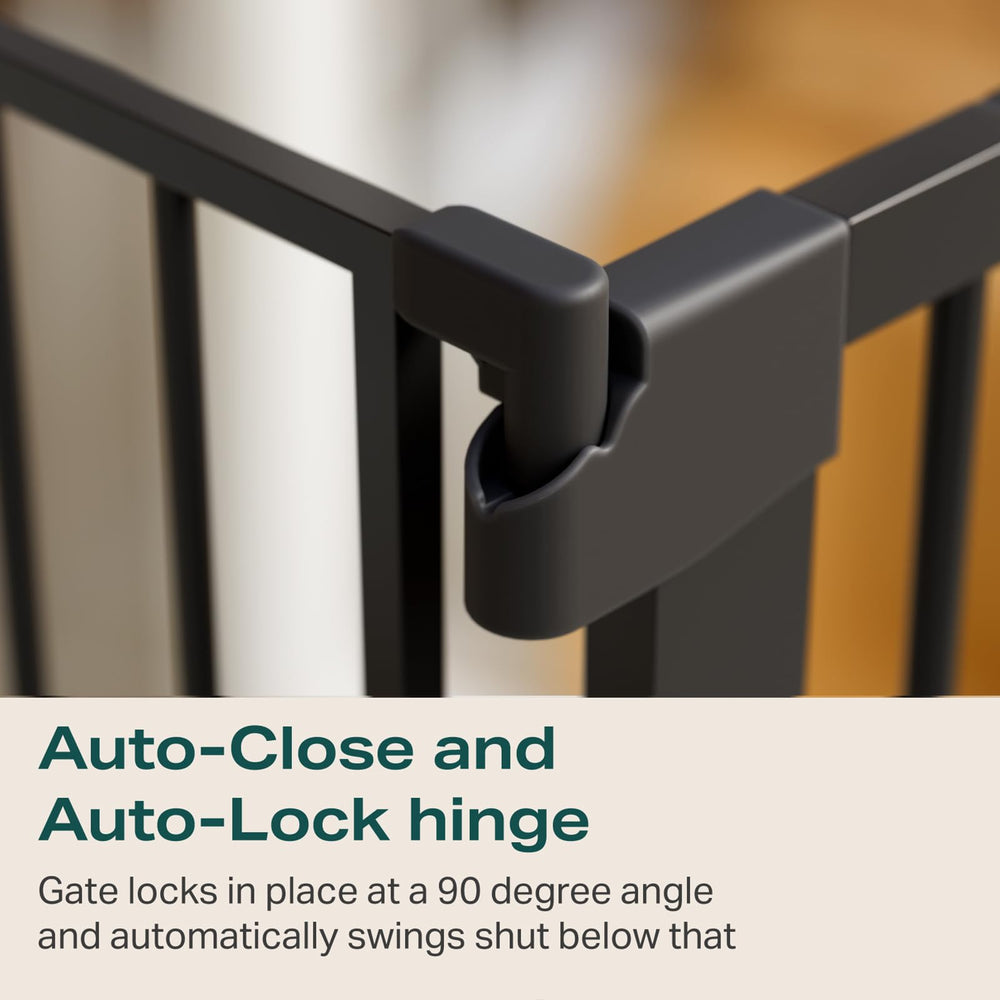 Reinforced carbon steel frame resists leaning and impacts for taller dogs.