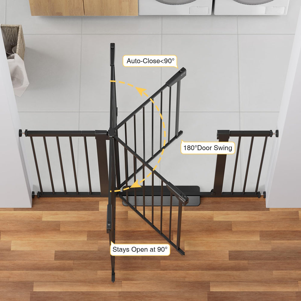 Cumbor gate demonstrates 150N protection for leaning children or pets