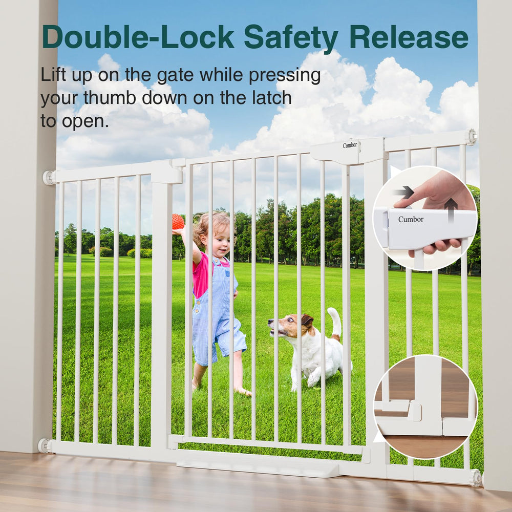 Cumbor automatic-closure ensures gate seals behind you for safer rooms.