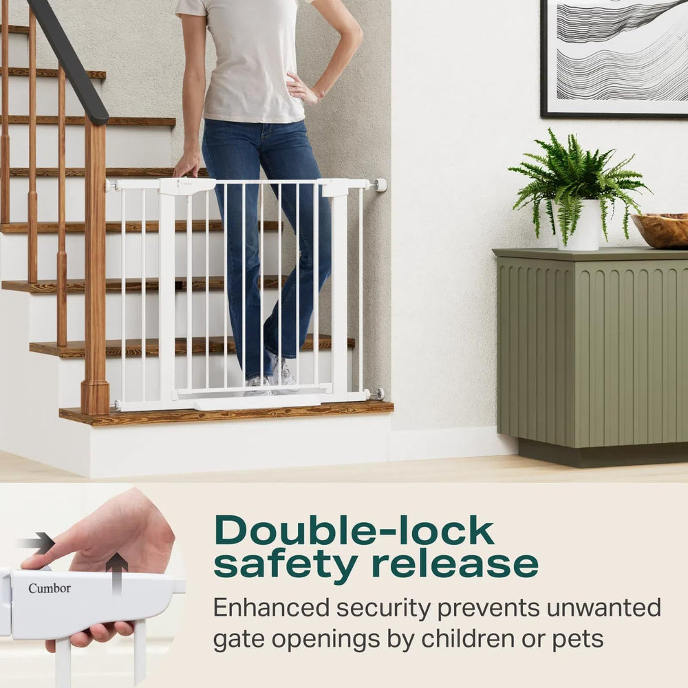 Cumbor hardware-mount option secures against impacts for stairs.