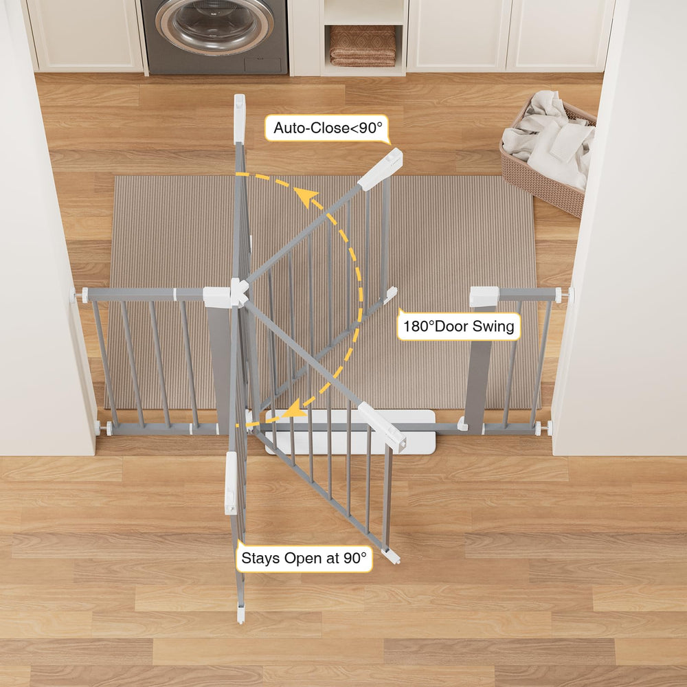 Cumbor hardware mount on stairs adds extra stability and security.