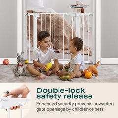 Cumbor pressure-mount setup for quick, tool-free doorway safety