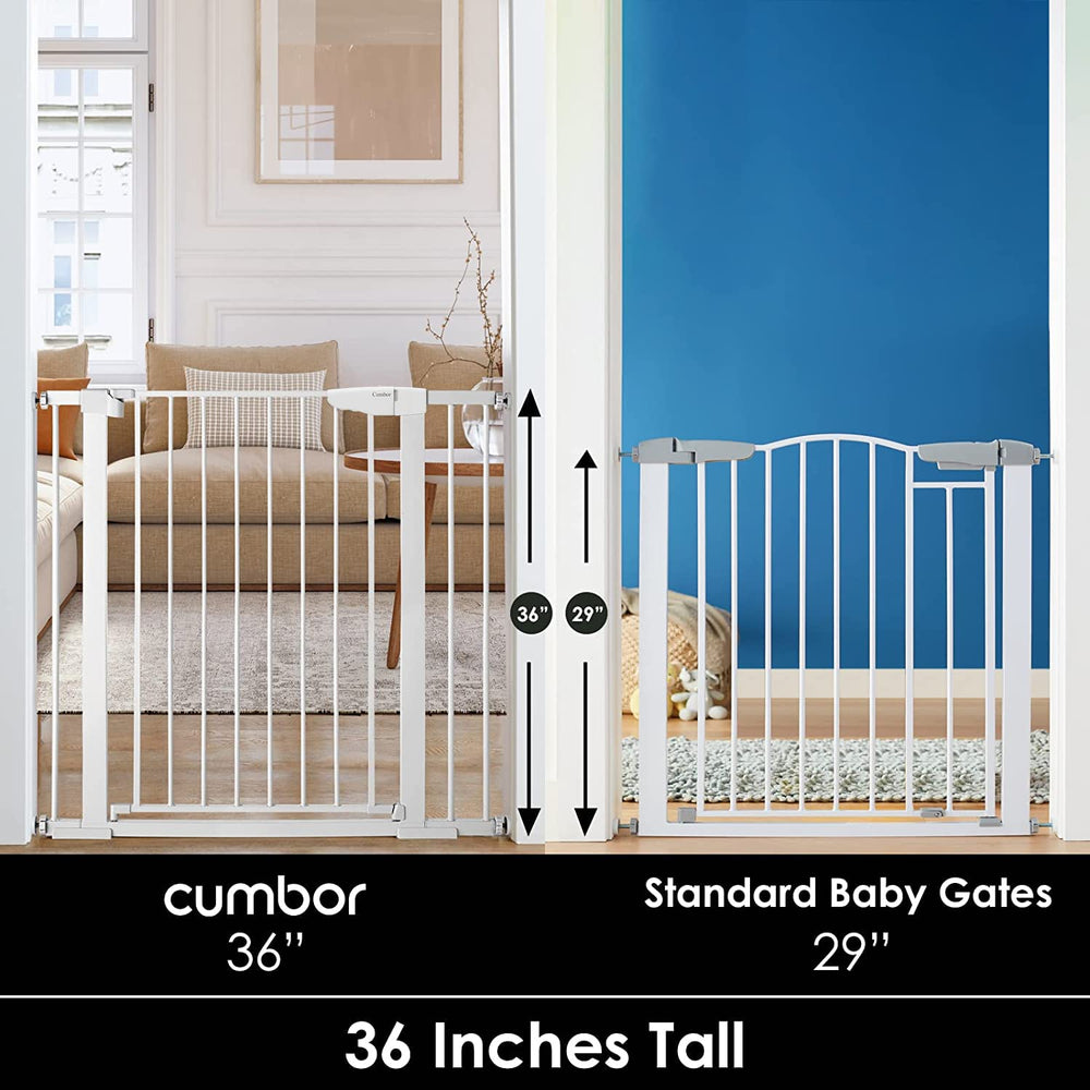 Cumbor screw mount at top of stairs ensures maximum safety