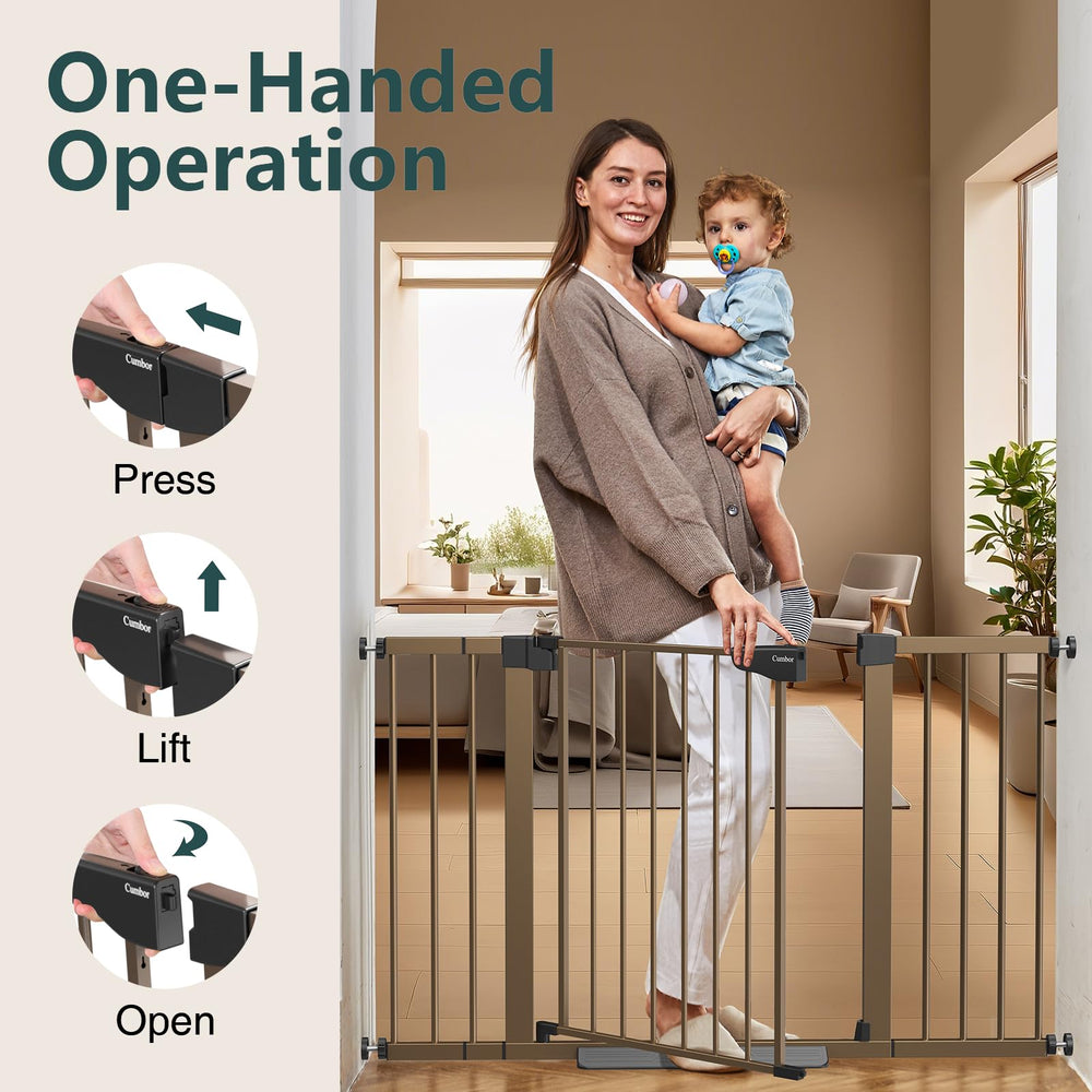 Cumbor Y-shaped bolts fit round stair rails securely for stable installation.