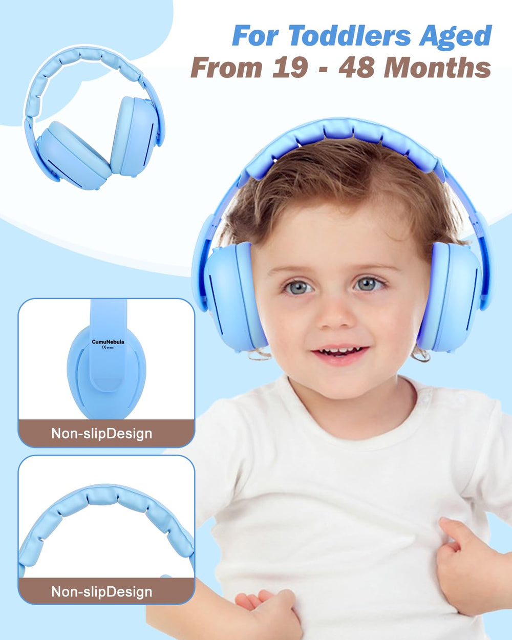 cumunebula breathable ear cushions ensuring cool, comfortable wear
