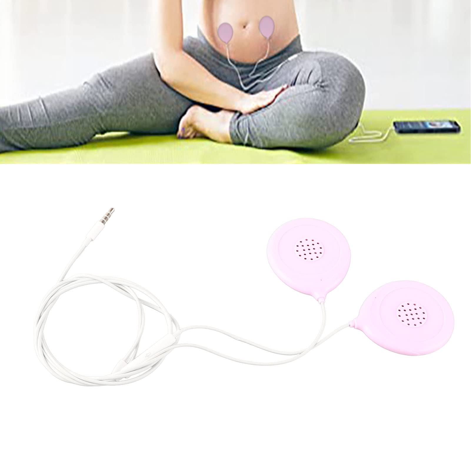 Cunyuer Portable Music Player shown as compact, travel-ready design for prenatal use.