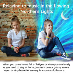 Cupohus Aurora Moon Star Projector bedroom scene demonstrates calming light for kids