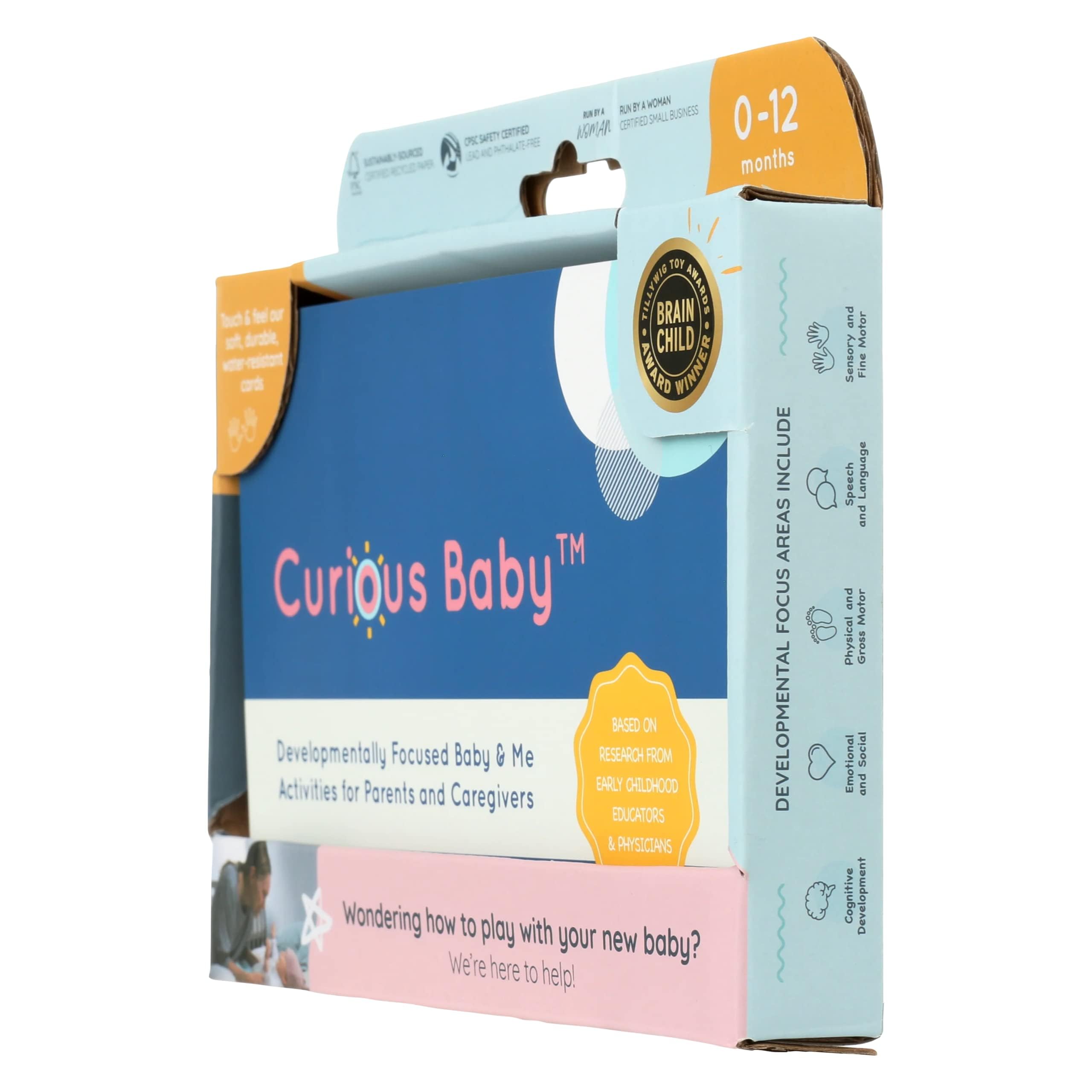 Curious Baby high-quality card stock ensures durable, long-lasting play resources.