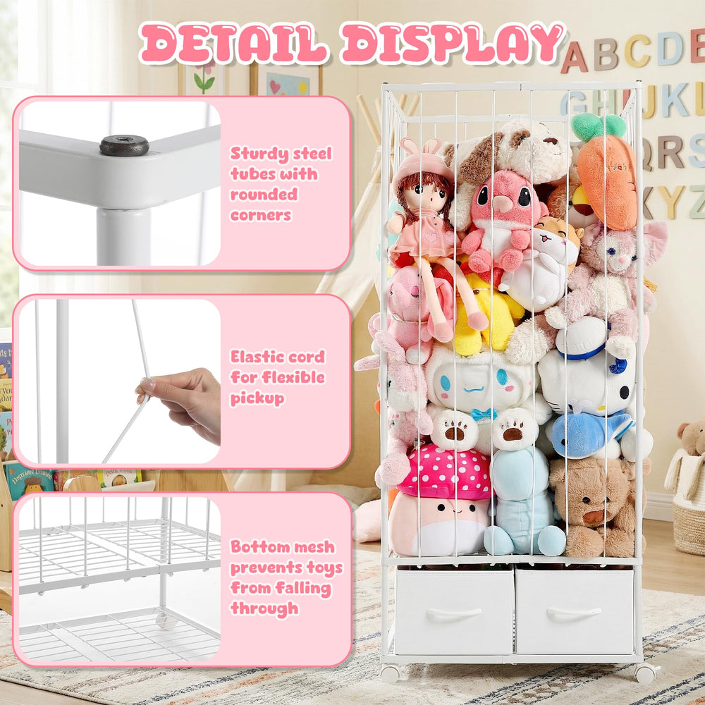 Curleis movable storage with four casters and locks for safe placement.