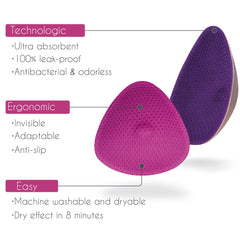 Curve by CacheCoeur nursing pads non slip system keeps them in place