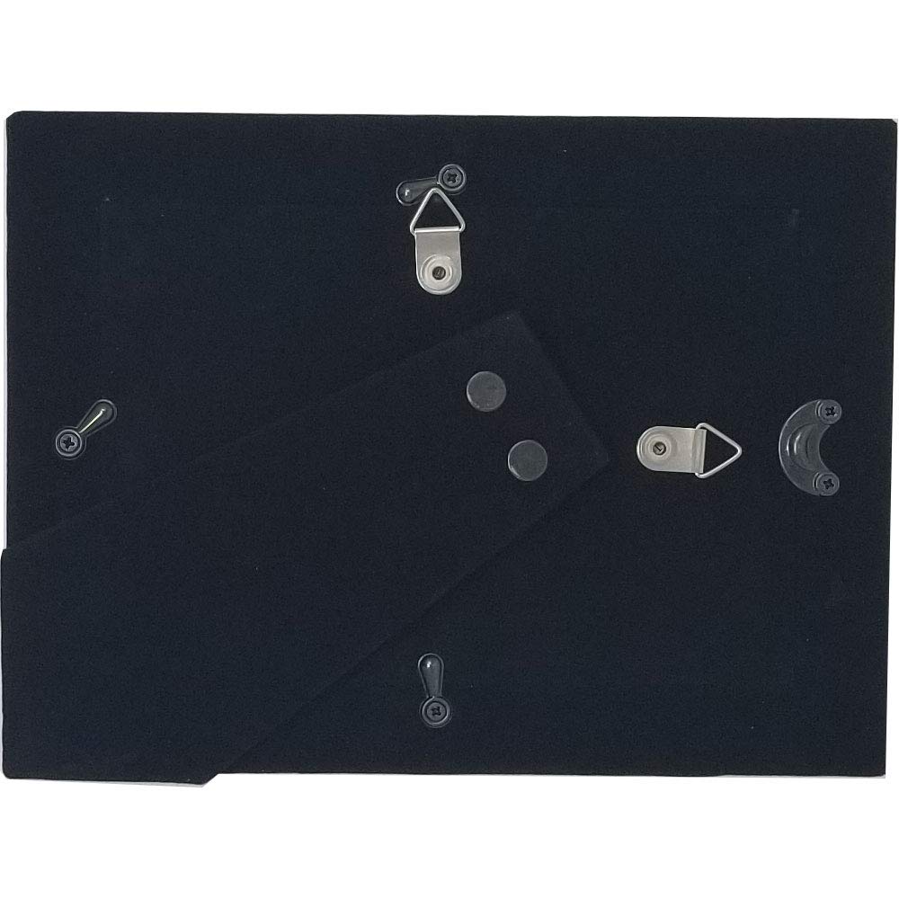 CustomGiftsNow hanging and tabletop frame with glass insert protects cherished photos.