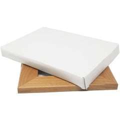 CustomGiftsNow wall-mount frame with glass securely holds a 4x6 photo.